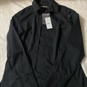 New! Black Dress Shirt